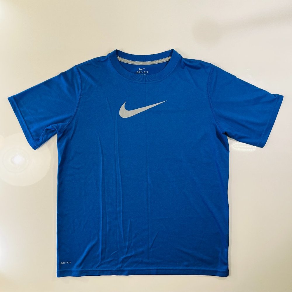 NIKE Blue DRI - FIT Shirt (XL)